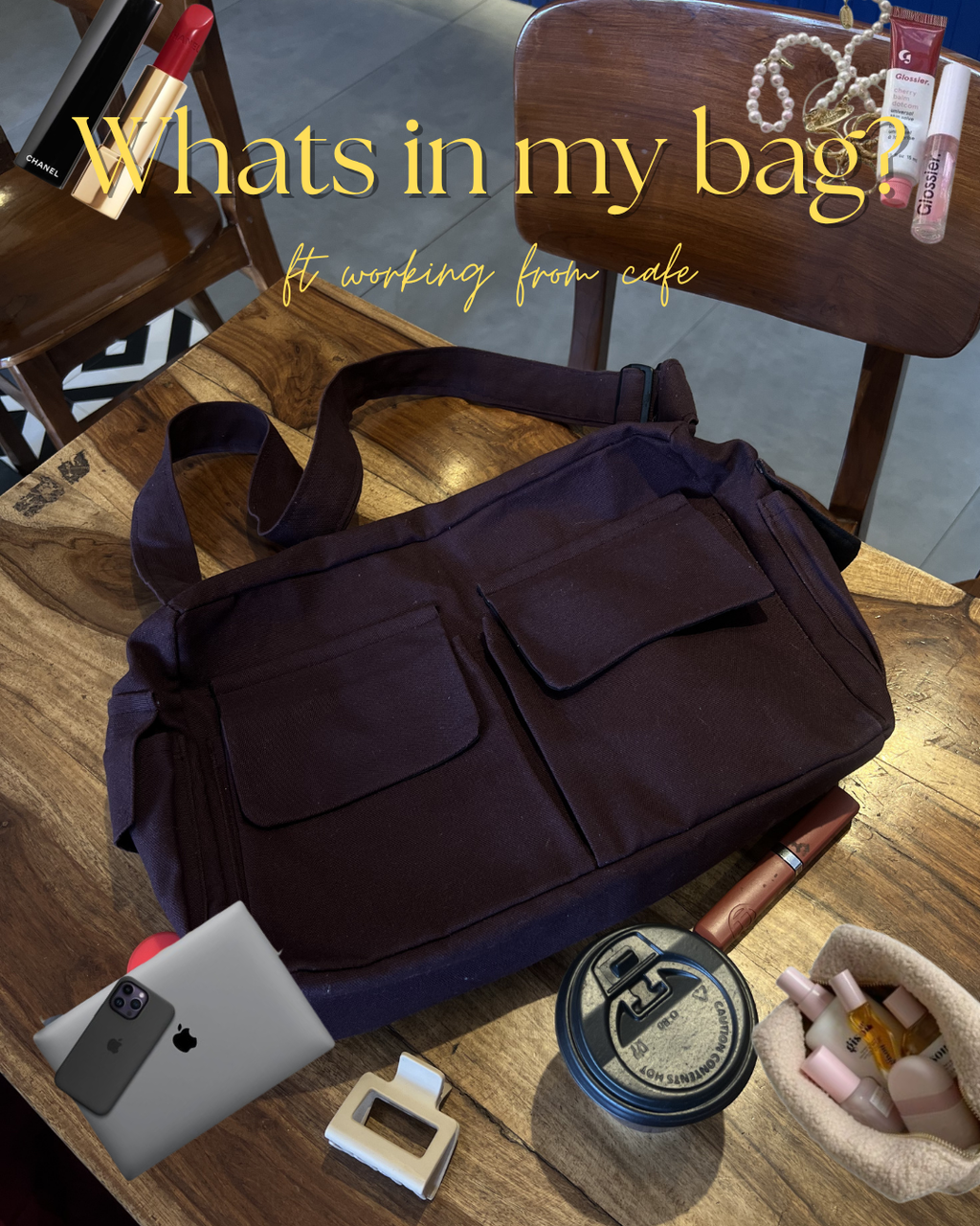 Espresso Messenger bag