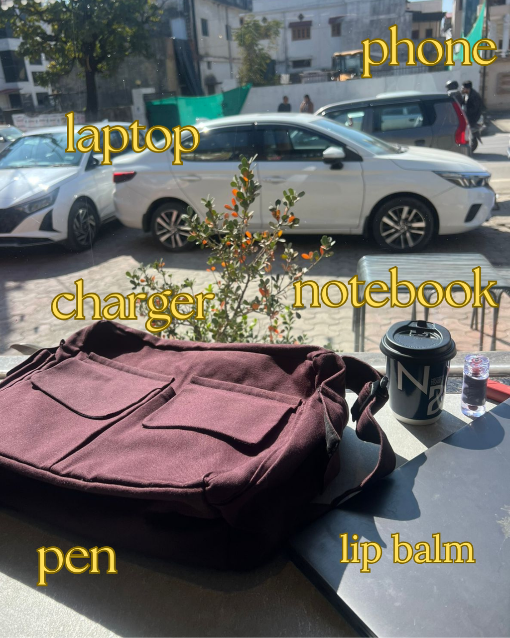 Espresso Messenger bag