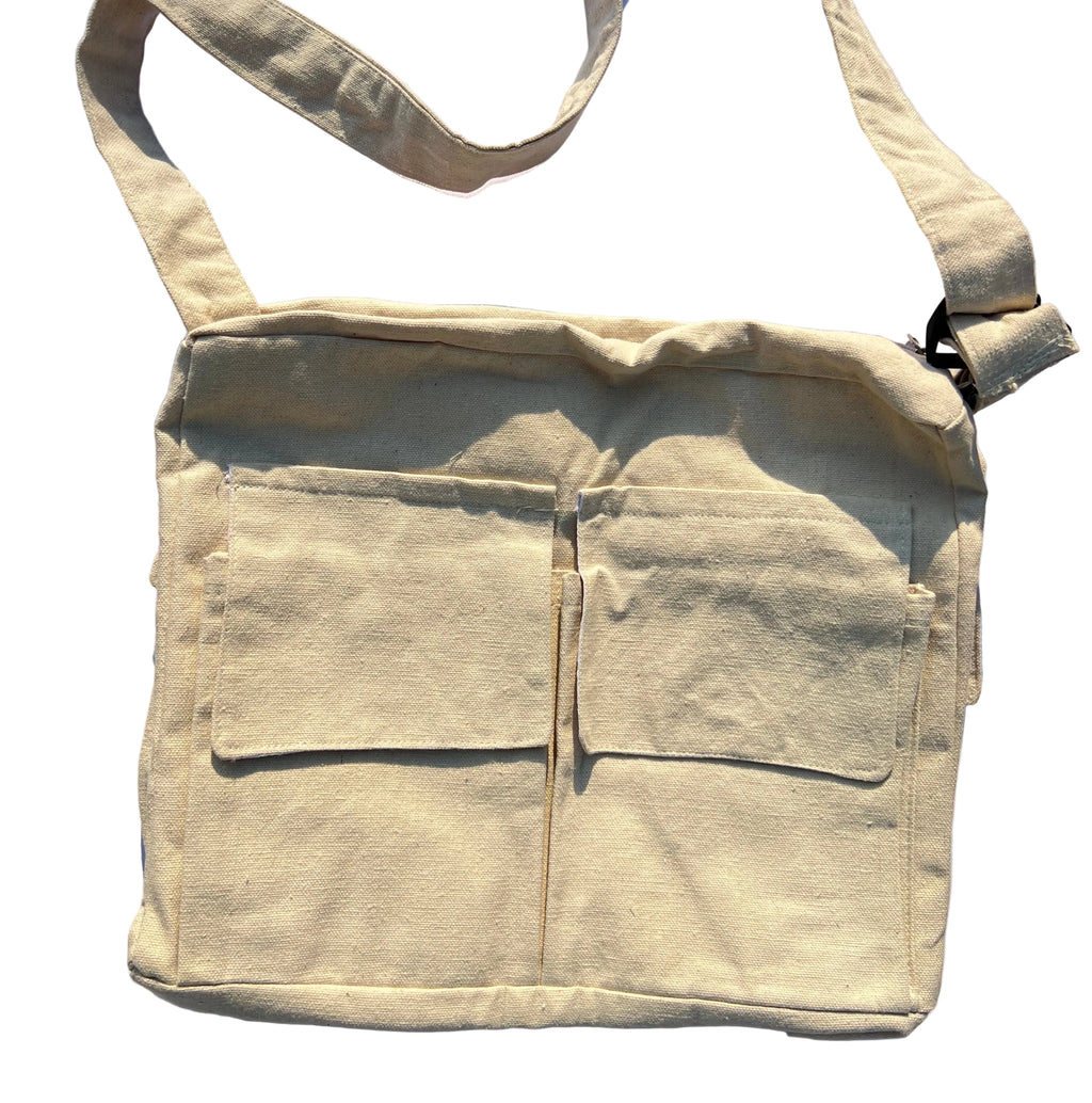 cappuccino messenger bag