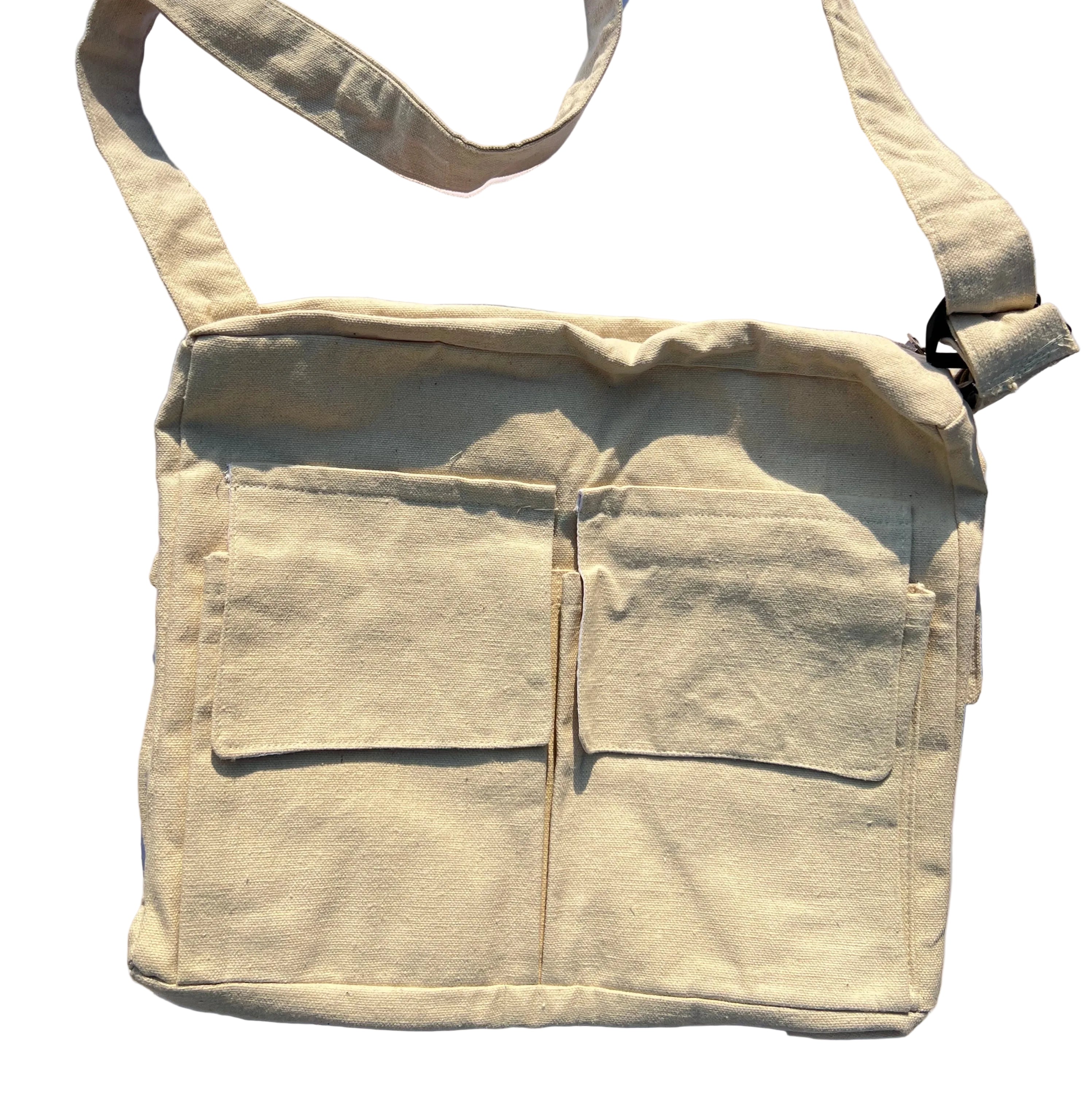 cappuccino messenger bag