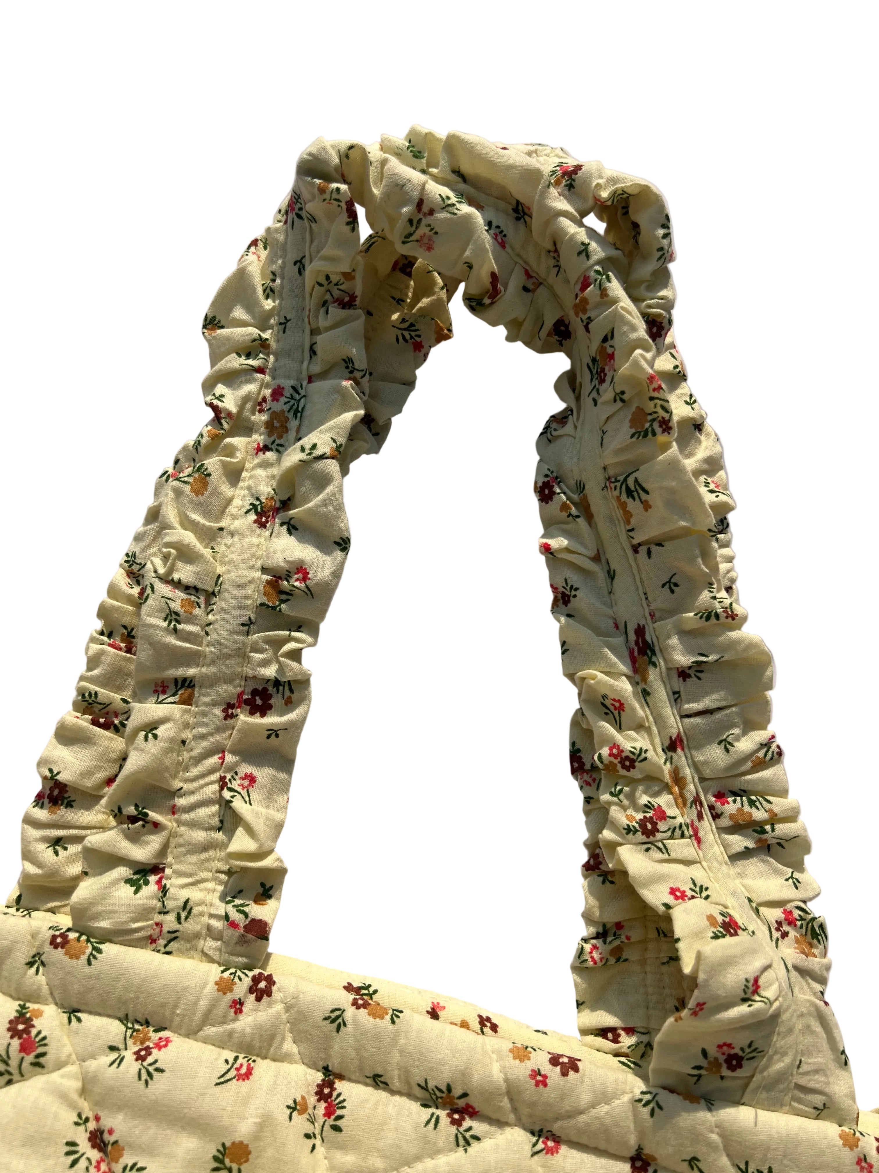 Butter Yellow Quilted Laptop Bag