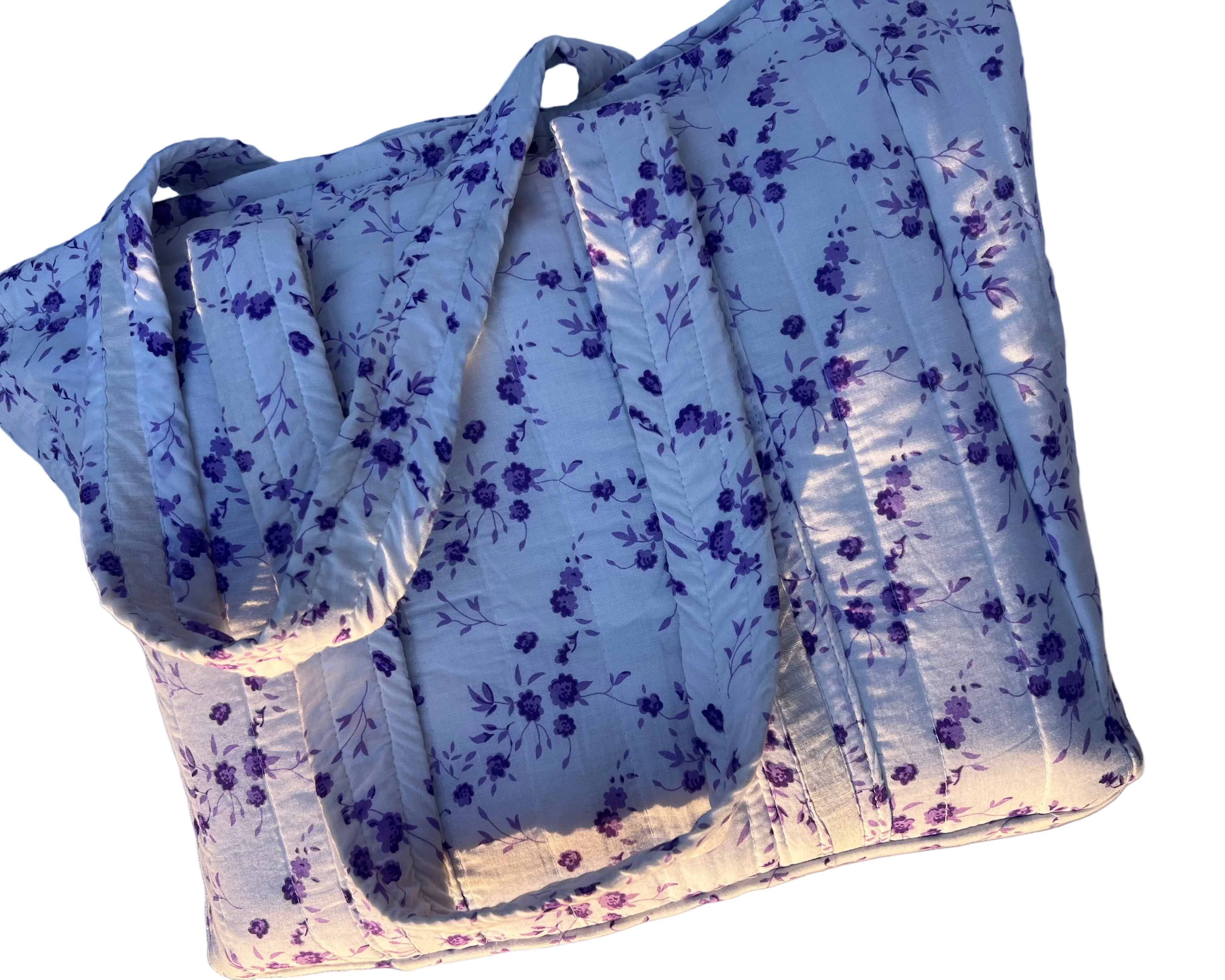 Lavender quilted laptop bag[preorders open]