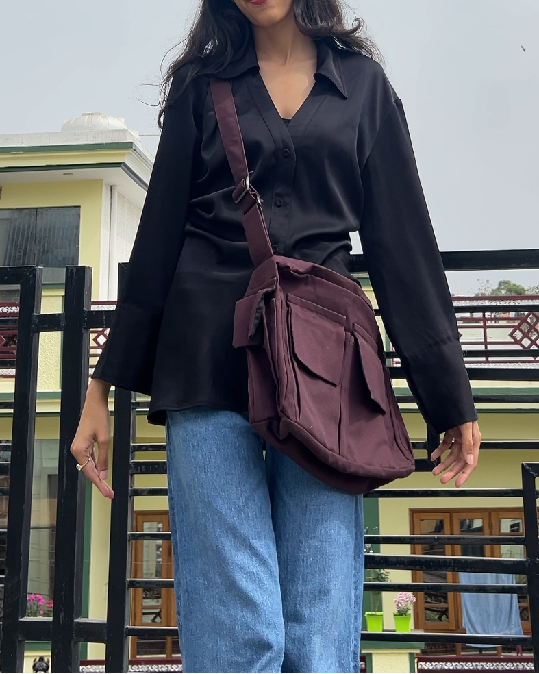 Espresso Messenger bag