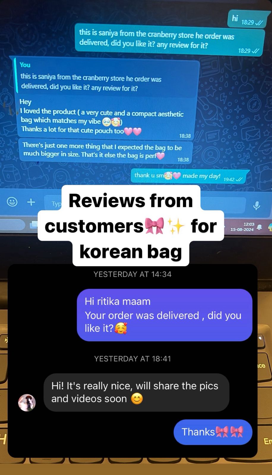 Matcha messenger bag