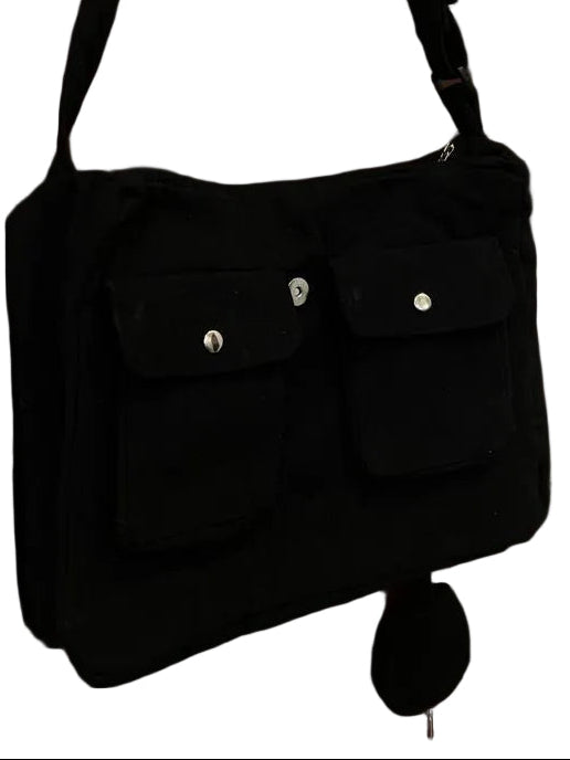 Messenger Korean bag(black)