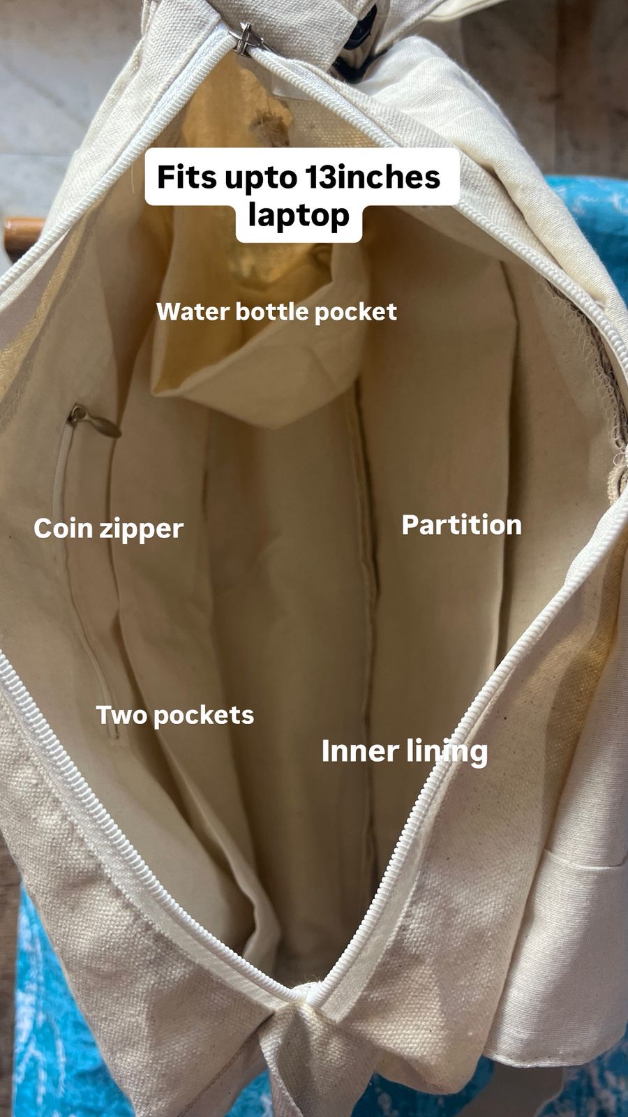 Messenger Korean bag(beige)