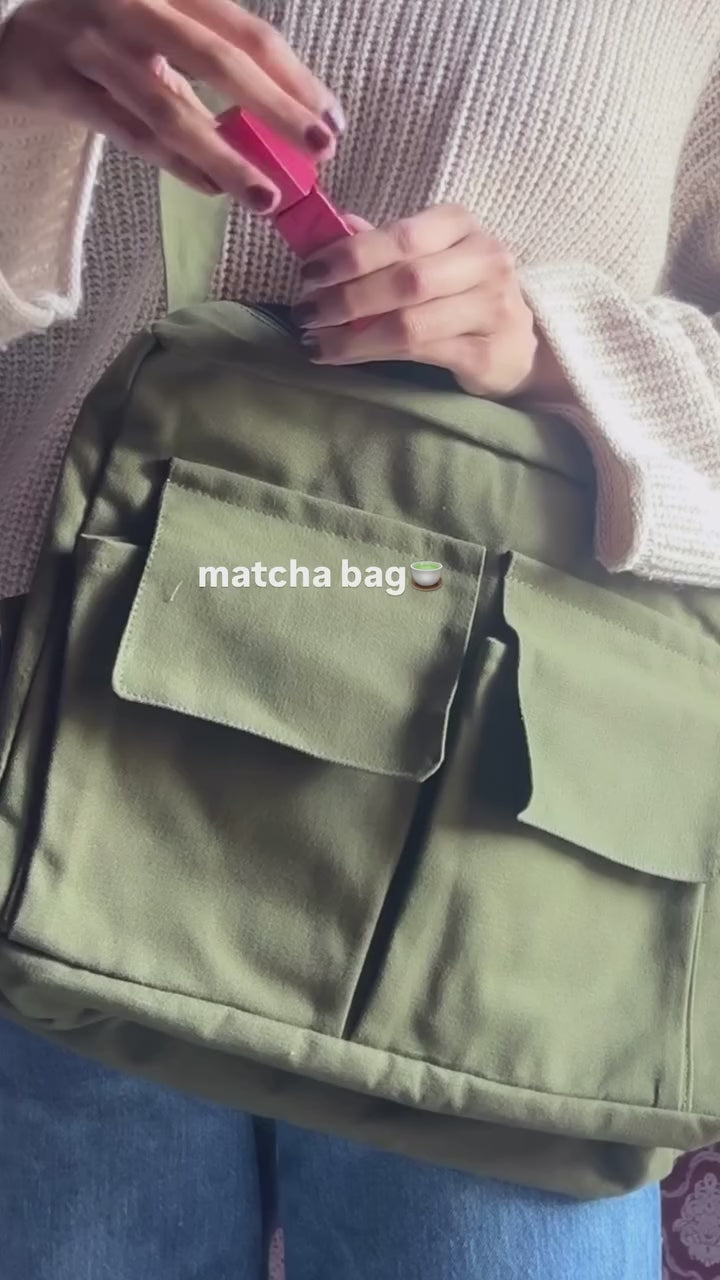 Matcha messenger bag