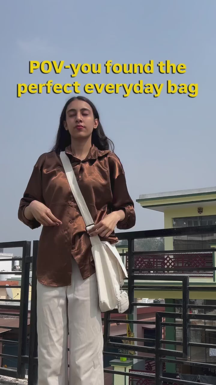 Messenger Korean bag(beige)